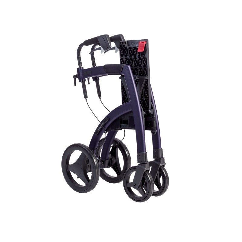 Rollz Motion 2 Combined Rollator and Wheelchair (Dark Purple)
